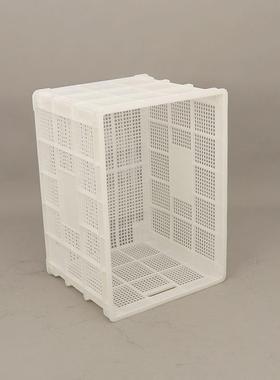 胶如顺塑料转周筐加厚YRL755蔬菜水果服装筐工业中转筐大号框收纳