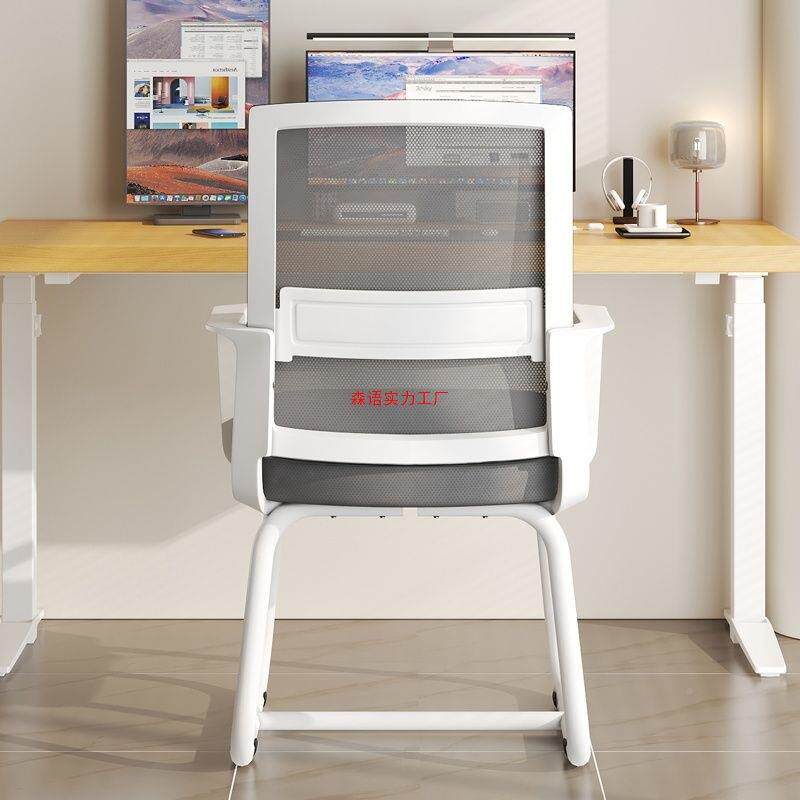 电用脑椅办公桌椅子厚加固舍椅学加生LYK靠宿背椅家旋转椅网面椅