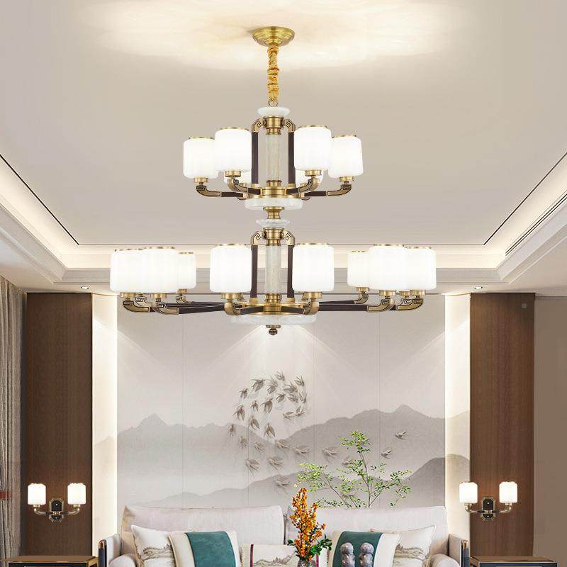 中新式客厅吊代灯锌合金现灯47853中国风古大气酒店餐厅典卧室实,家装灯饰光源,智能吊灯,淘宝优惠券,粉丝福利购,淘宝优惠卷