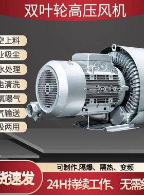 工式业抽真空高压风机YX-4-2S漩涡气泵150W海绵包装0吸气高压921
