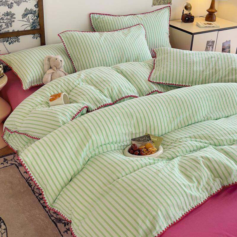 简约纯棉被套单1件200×203全棉00被罩1.5宿舍床单lxy20240人1502,床上用品,学生床品套件,淘宝优惠券,粉丝福利购,淘宝优惠卷