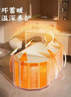 ?恒领阅泡澡桶大用人超划算F88s7hph温折叠免安装新款大号沐浴缸