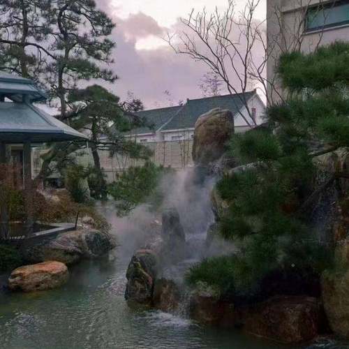 金刚石假山鱼草池石驳岸石溪流石假24051402流水新中石山式庭院点