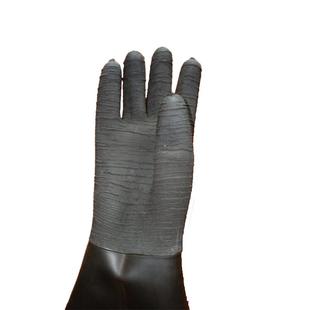 销加厚耐磨橡热带胶粒颗光面427皱纹喷砂机手套通用型