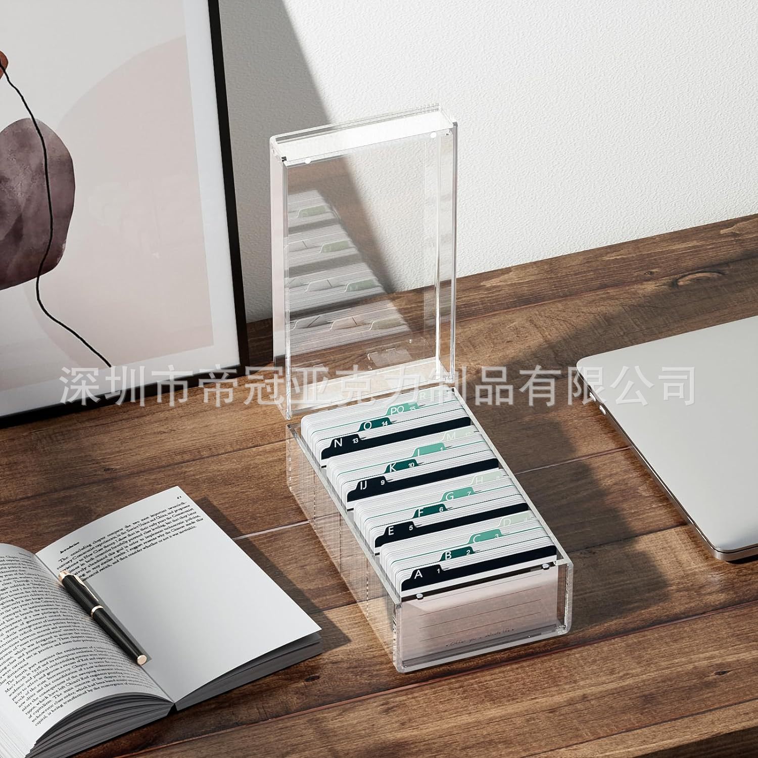 亚克力桌面收纳便条夹