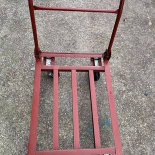 平板车手推车加厚角车平板小折推铁车搬运拉755货加叠手推车手拉