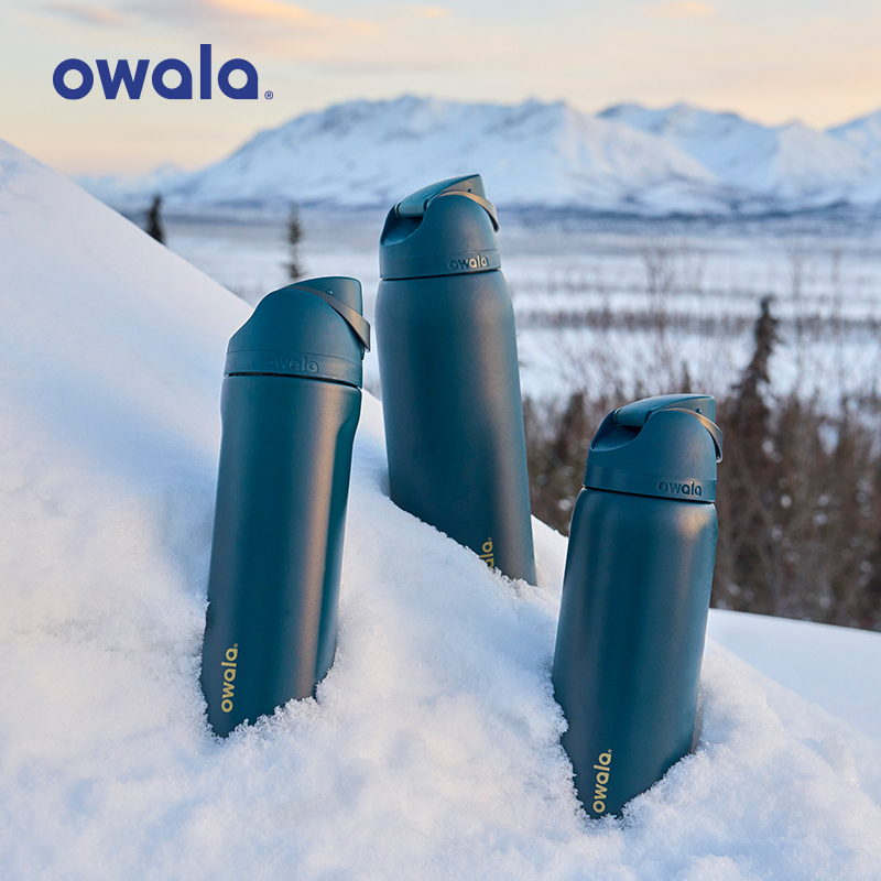 【官旗认证 重磅上新】OWALAFreesip保温冷吸管不锈钢水杯大容量