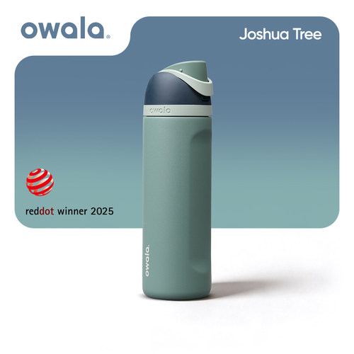OWALA保温杯吸管杯双饮口710ml
