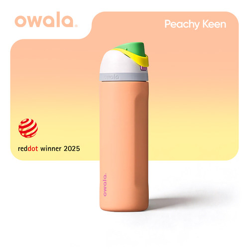 OWALA保温杯水杯双饮口不锈钢