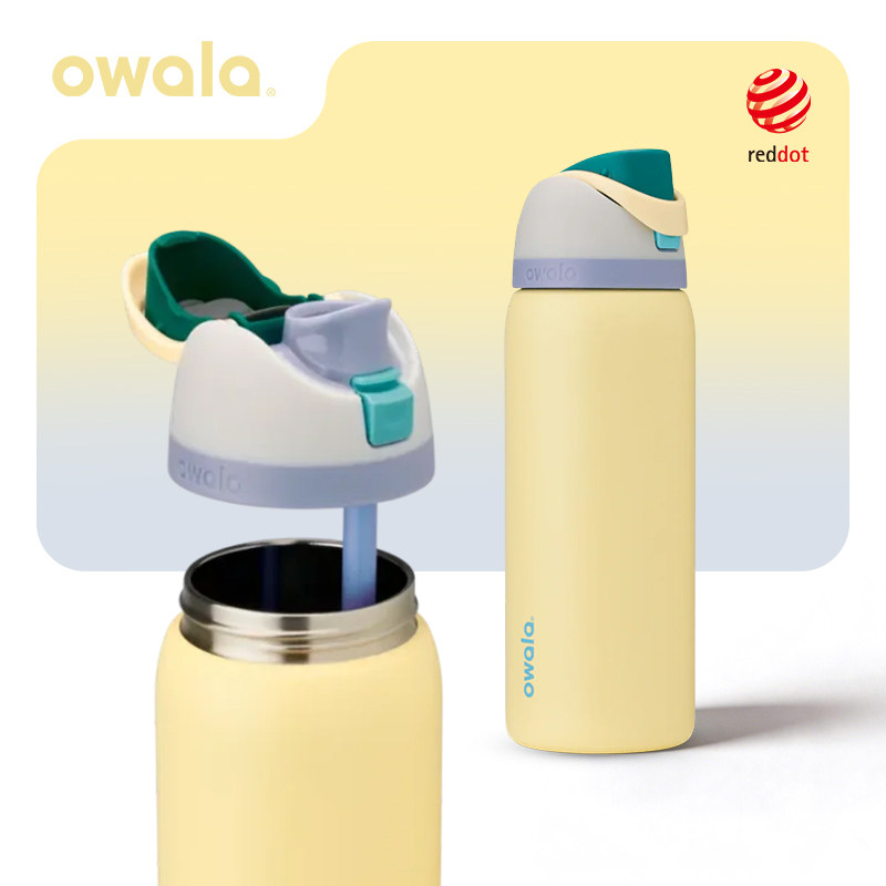 Owala Freesip保温杯吸管不锈钢水杯子大容量手提户外保温壶945ml