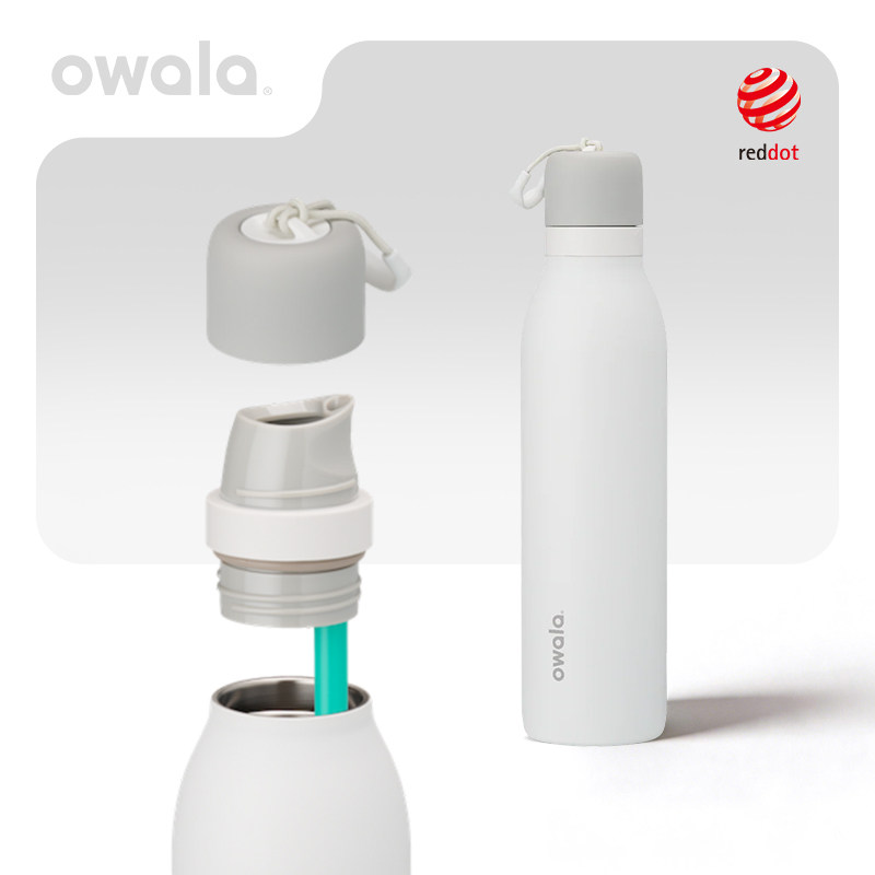 Owala Twist吸管杯双饮口保温杯不锈钢水杯男女大容量杯子710ml