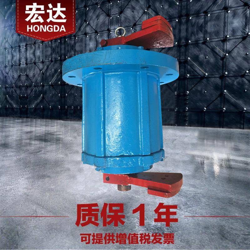 YZUL-8-4立式振动电机0.55W三相异步震打器全铜芯旋振筛上法兰
