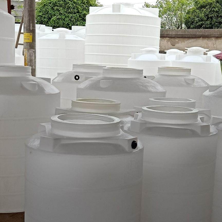 厂家货源50L0立塑式箱料水塔半吨水塑料水罐圆形带盖ZAH储水桶加