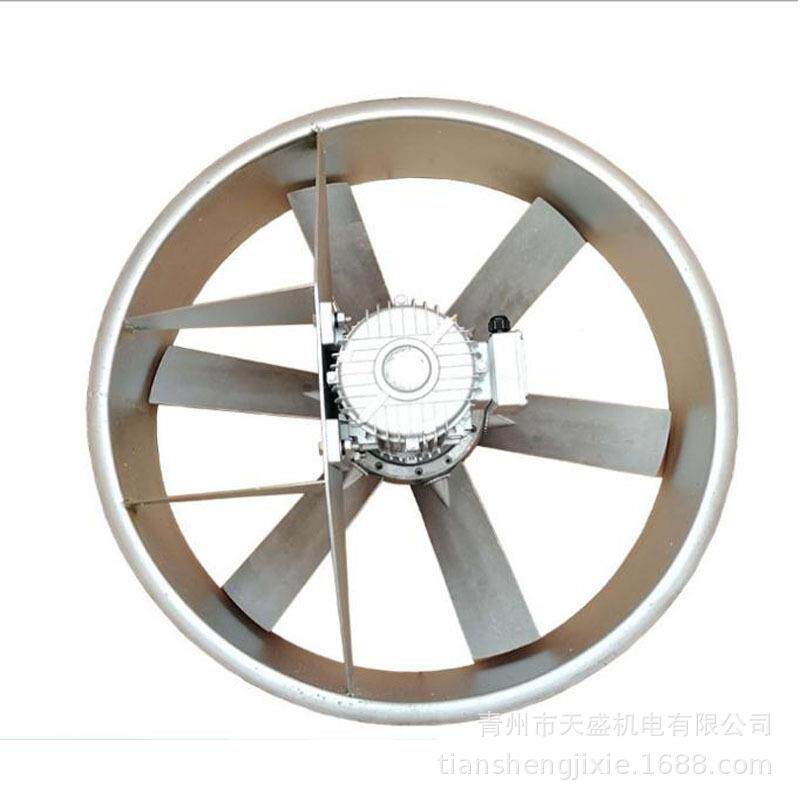 高温OUZ轴流风机耐高温轴流风机干轴轴流烘风机高温高湿流风机