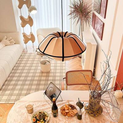 v吊intage餐厅新灯日复古卧室茶式室灯民宿中式客厅中古灯95535笼