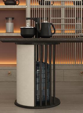 现代轻奢桌椅21157组合公室茶实办木胡简约一体家用阳台喝泡全套