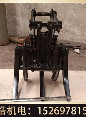 多功能转小型机械抓木器带履式2齿吨旋抱木夹211209-0简易型五抓