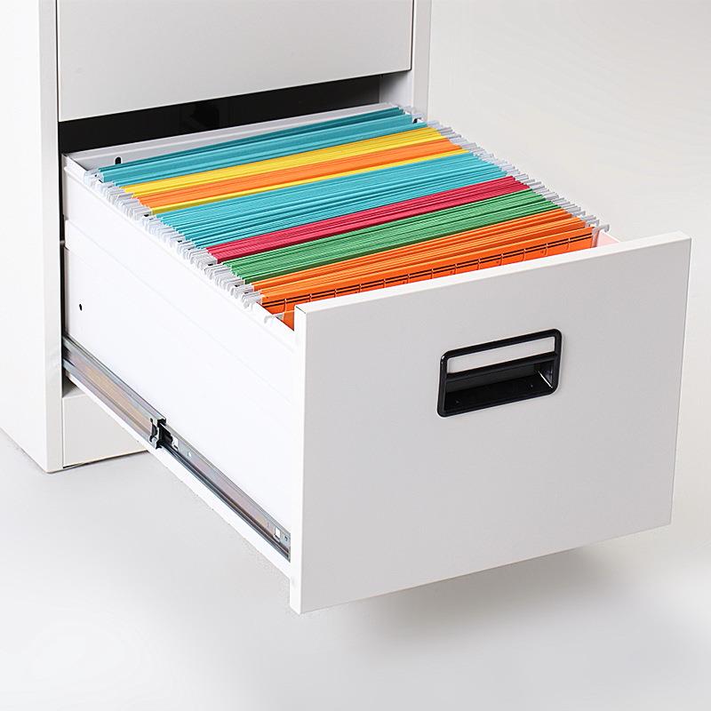 卡箱文件柜挂捞A架二三四斗办公料铁皮矮储物钢制带锁GOV资柜4档