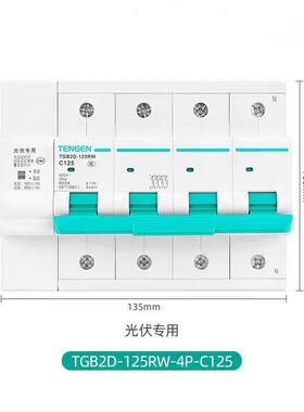 2314TENGEN天正TGB2D-80/1并2电5RW预光伏网箱专用付费表断路器重