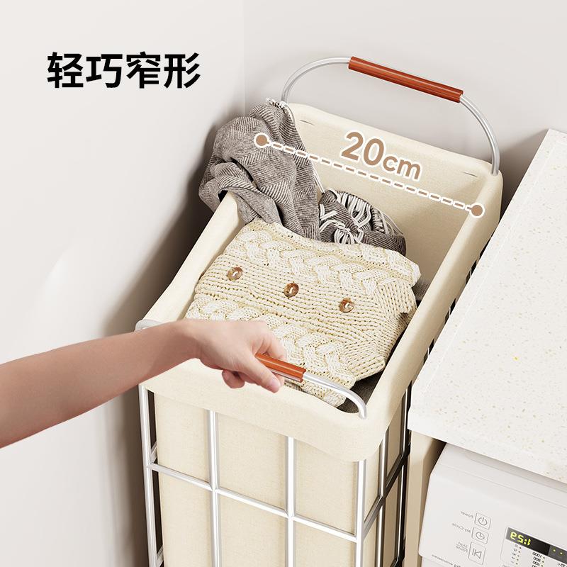脏衣篓脏放衣服纳筐脏衣篮洗衣篮带轮家收用浴室大容22102969量衣
