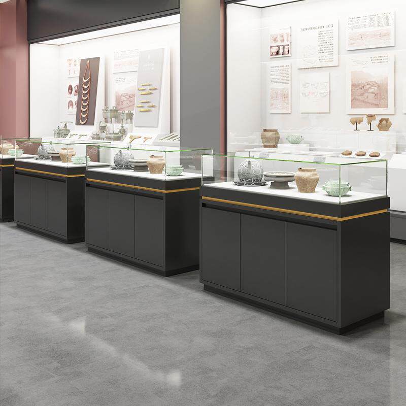 源头厂透明家璃防尘古董玻文物字画厅陈列收藏博物馆展展展台博物