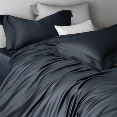 约高端轻奢简匹马床棉全棉AWL四件纯套色奢华超柔品裸睡长绒棉被