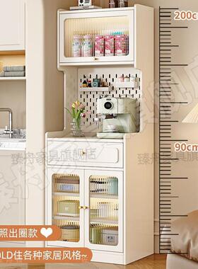 dde木边餐柜一体小户型客厅厨房餐厅带玻璃物收纳橱86254储柜碗柜