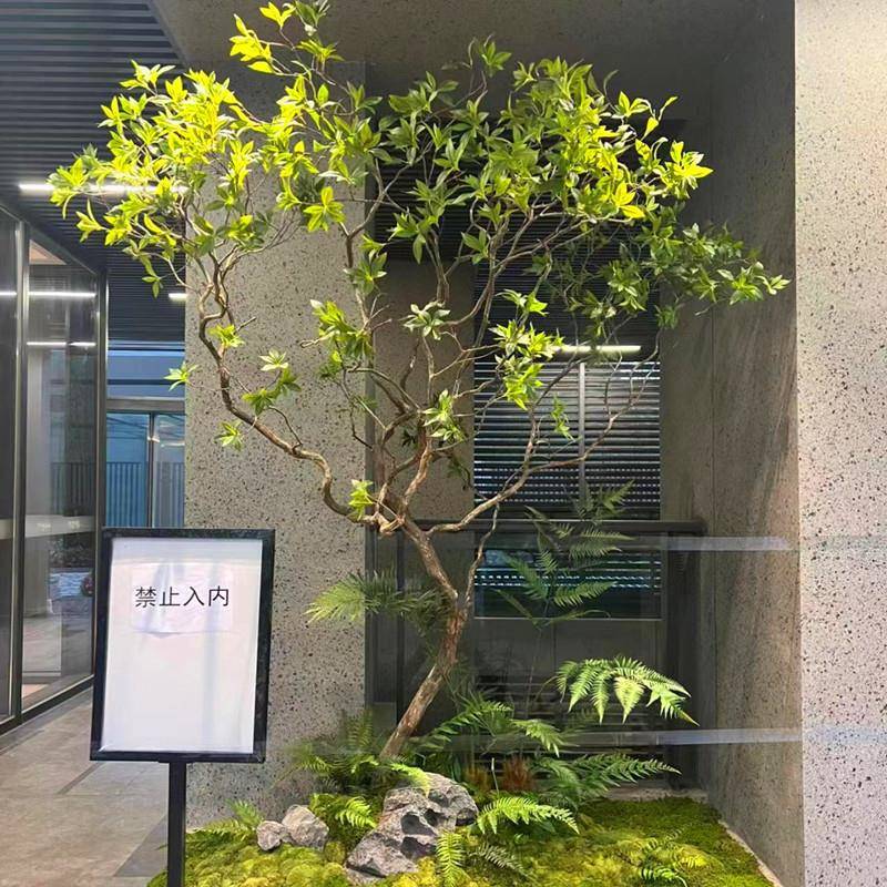 77788899仿生马醉树木造景仿真物室内外橱窗绿植装植饰假简约套景