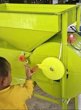 家用电动风车粮风选机风谷农PNJ用小机麦粮清机电风车小型扬食场