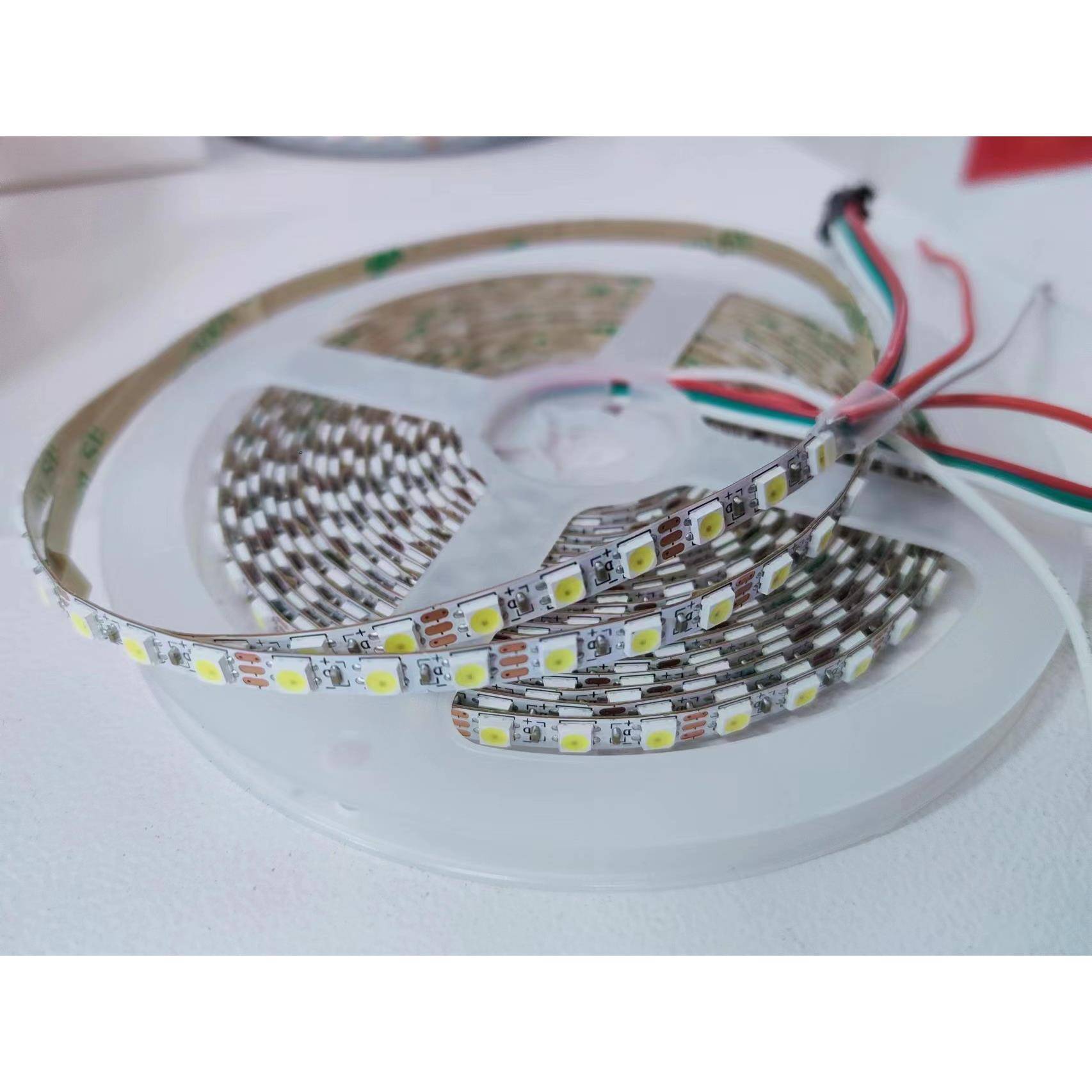 LED灯带WS2812B35灯35120幻软带灯WID5V板宽5mm彩白光6500k