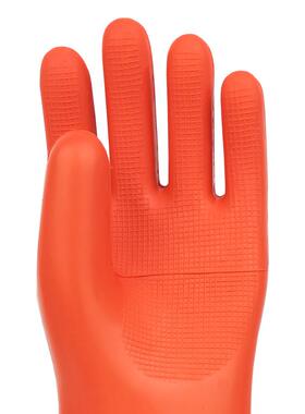 高双安2级橡胶手套2耐压V10KV电工作业手套0K绝缘WBQ手套带电压