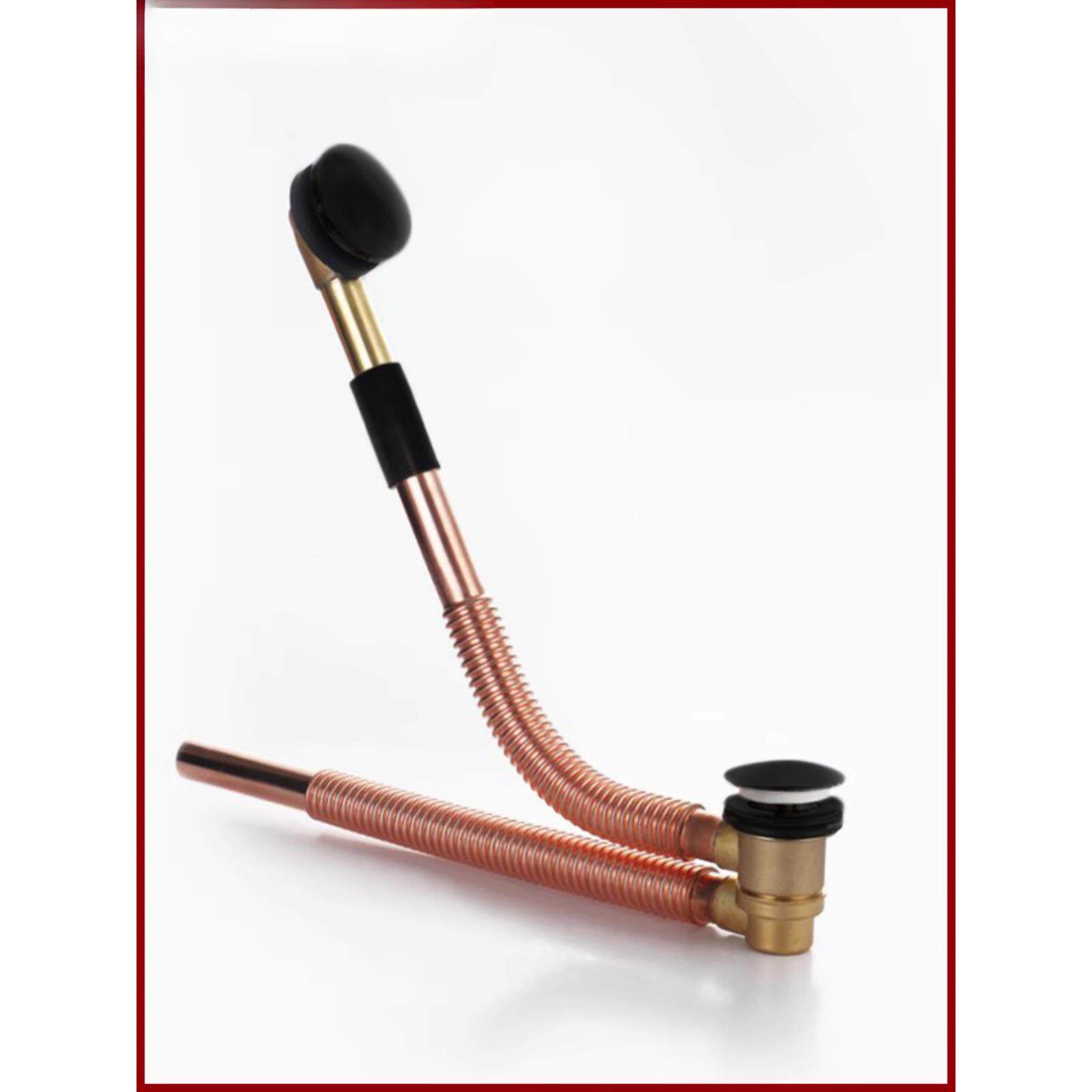 浴缸大弹网式提篮下水器161下管落跳水水排水配件全铜套装过滤升