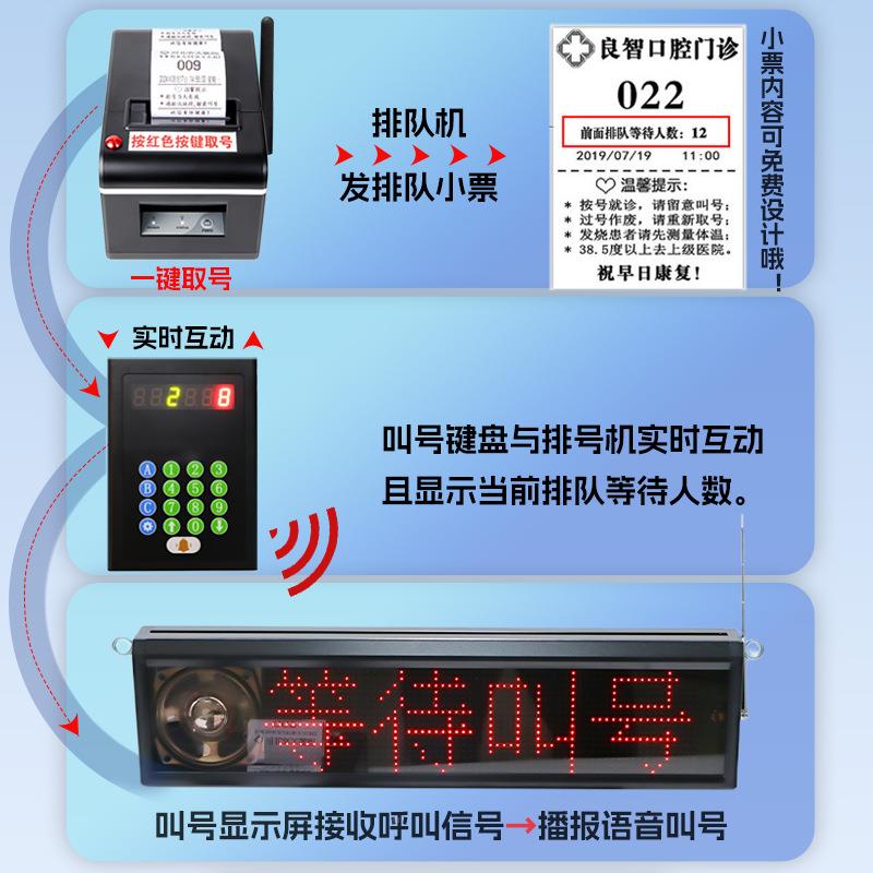 挂EMX号智能普统票叫号机机队机叫排号系排队取单机取单叫号一体