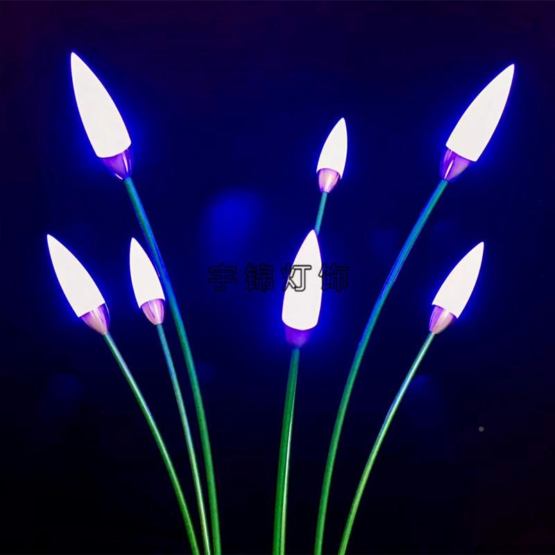 LED力组合亚克气泡灯光芦秀苇灯公RWA棒园广场园林景观地插气泡灯