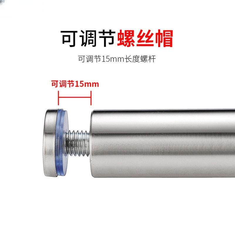 不锈钢广告钉亚牌克力支撑柱砖丝玻987璃固定瓷件装饰钉双头广告