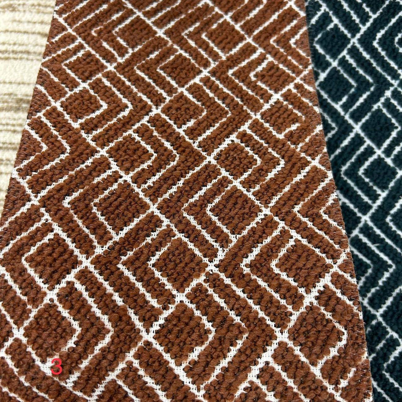 门PLP幅140CM双面板雪尼尔提花几何图案现简代约沙发布样枕房抱布