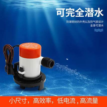 574S微EAFLO赛1福乐2V直流潜水泵舱底泵鱼活舱水泵船用泵排型水泵