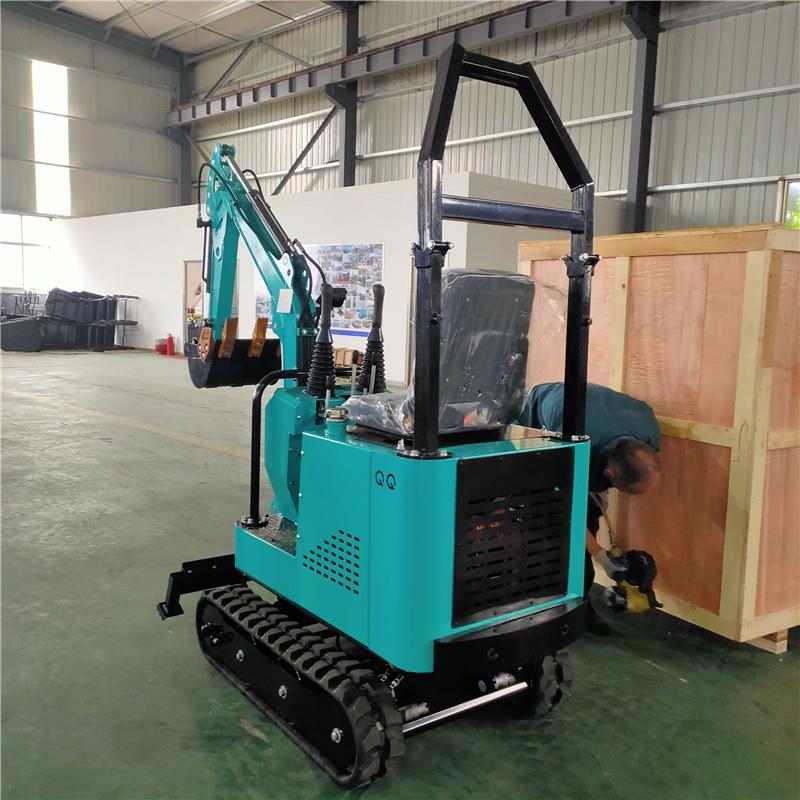 货10型小型掘田机农果园工FGV程勾机挖土挖机微型农用现挖土机