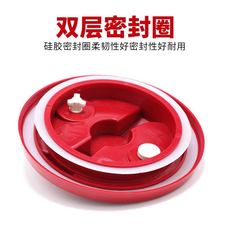 货桶加厚玻璃IVL密封罐储现酿器酵素储物罐自动酵排气日期盘发罐