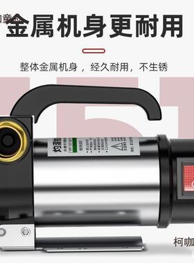 灼濛正反转电动抽自油泵1V24V220V2伏吸泵直流柴油加油178泵机麦