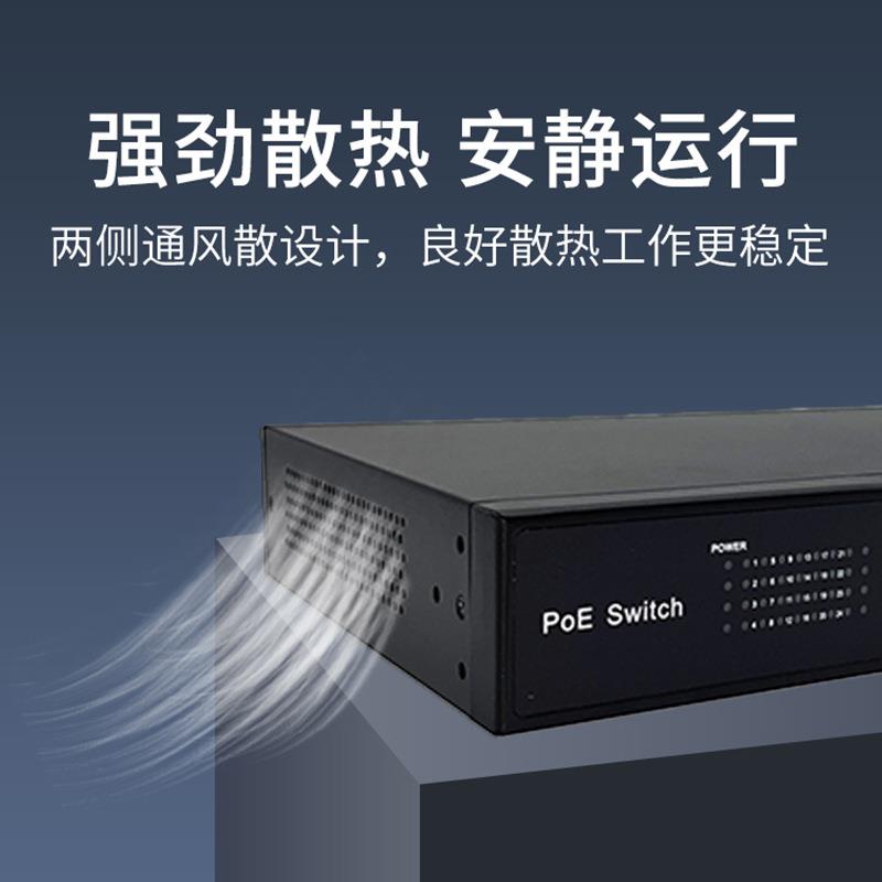 家欧2姆ZXW法24百兆+千P兆上厂联OE交换机监控分流器端口功率30W