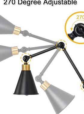 灯创意壁铁美式复古伸缩卧艺壁灯室床头书VGK房客厅壁灯