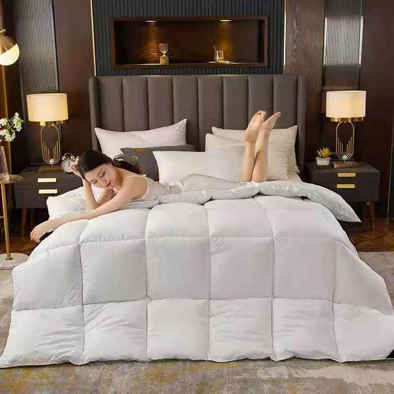 BK9民K宿店酒床上用品八套全套装带被件芯枕芯六七件套95984纯白