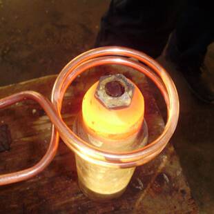 中频感备应加热设2锈0DKY0KW曲柄不钢透热中频电源高频加热机