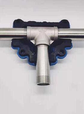 铸铁哈夫等节径变径三通堵REQ器水管速接头漏水补漏漏抢修快抱箍