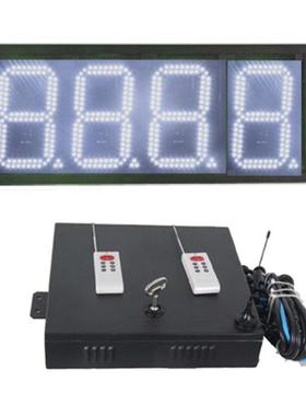 山L西城8寸白色88价88油GAS8Z888价牌遥控控制油价屏ED油运屏