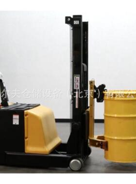 电动油桶堆高车配重式油桶车咬嘴油桶升高车全自动油桶搬运倒料车