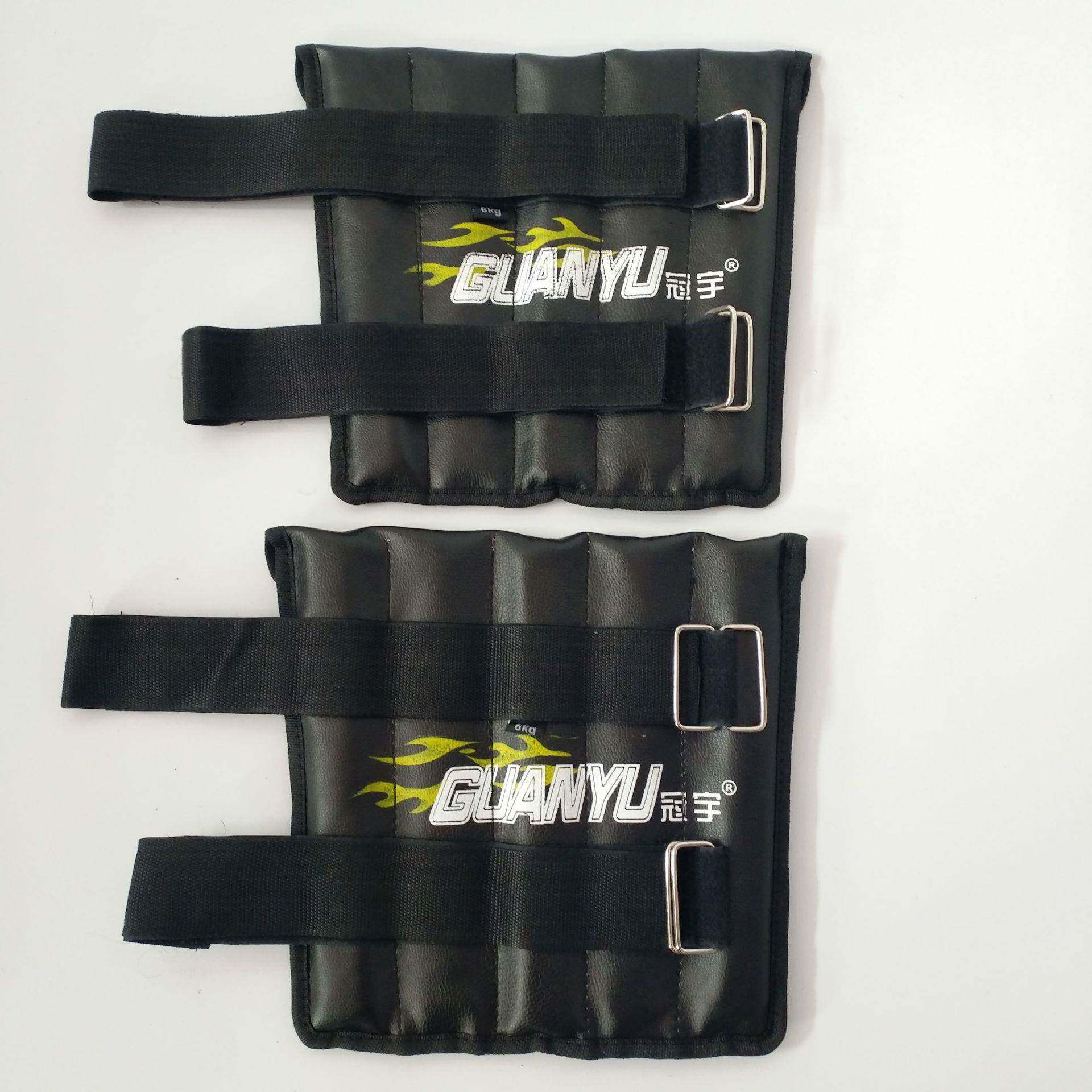 冠宇钢板沙腿绑腿可调节负重 隐形绑手健身沙袋2 3 4 5 6公斤