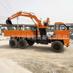 四驱随车挖全土地形AIZ四不像车抓挖随四挖沙运输车不像随车挖掘