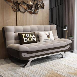 Hx1新款 多功能沙发床两用可折叠小户型布艺沙发客厅卧室实木单双